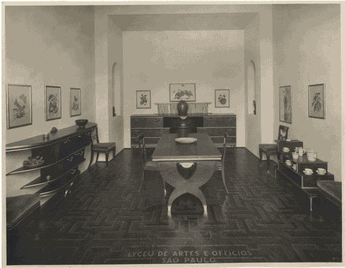 Image for IV Triennale - Mostre estere - Brasile - Mobili da sala da pranzo di Tomaso Buzzi