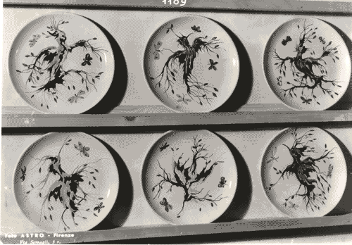 Image for IX Triennale - Mostra del C.N.A. - Piatti in ceramica del pittore Cipriani