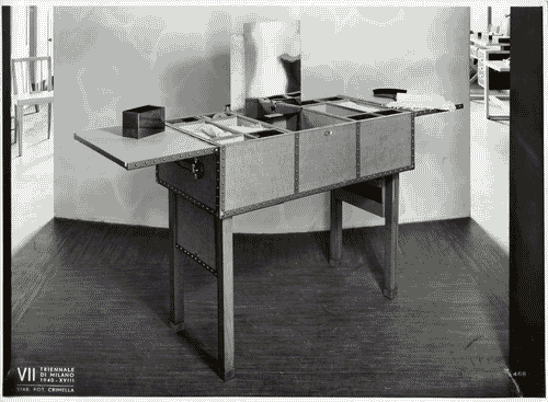 Image for VII Triennale - Mostra dell'attrezzatura coloniale - Mobile-toeletta smontabile di Salvo D'Angelo