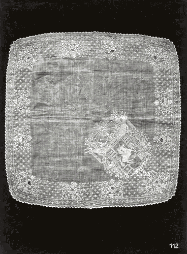 Image for VII Triennale - Mostra del pizzo antico - Fazzoletto ricamato