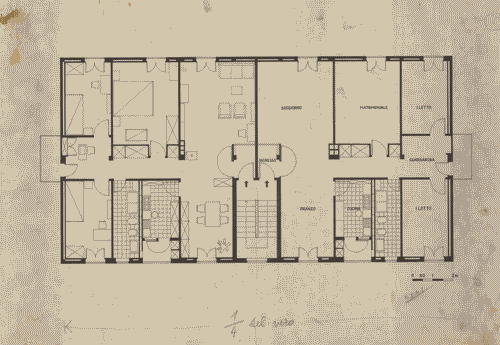 Image for Casa prefabbricata a 4 piani. Piano tipo. Arredamento