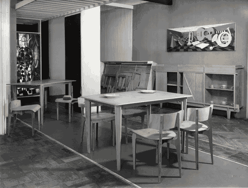 Image for IX Triennale - Abitazione - Scomparto B - Mobili scomponibili in legno di Zannetti