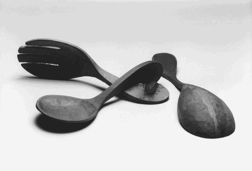 Image for Cucchiaio; forchetta; cucchiaio con manico piatto (modello ligneo)