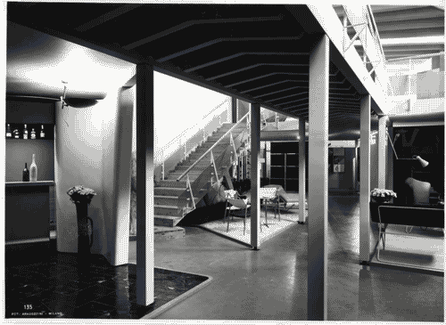 Image for IX Triennale - Ospitalità - Scala di accesso al soppalco - Melchiorre Bega - Vito Latis