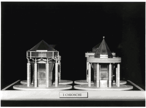 Image for Le città immaginate - Nove progetti per nove città. Sezione progettuale -Firenze (Un piano per i viali) - Modello in scala e progetto dei chioschidei viali del Poggi