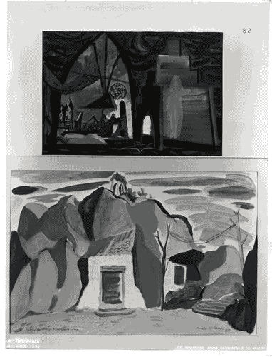 Image for IX Triennale - Scenografia cinematografica e teatrale - Parte II. Scenografia teatrale - Bozzetti per scenografia