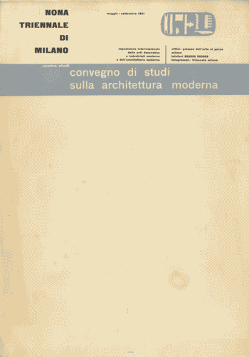 Image for Carta intestata "convegno di studi sulla architettura moderna"