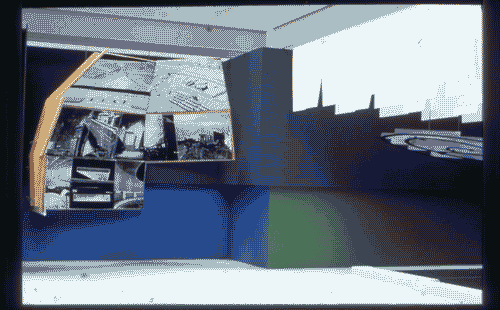 Image for XIX Triennale - Mostra introduttiva interna - Gli immaginari della differenza - "Arazzo, aria, rete" progetto di Juan Navarro Baldeweg - Maquette dell'allestimento