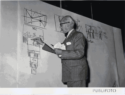 Image for IX Triennale - Convegno De Divina Proportione - Partecipazione di Le Corbusier
