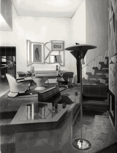 Image for IX Triennale - Abitazione - Alloggio n. 8: interno di casa per vacanze - Renato G. Angeli - Ico Parisi - Gianni Saibene