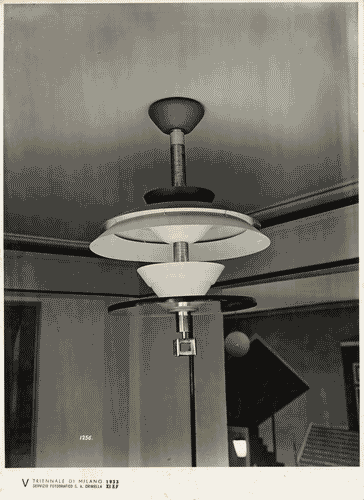 Image for V Triennale - Arti decorative e industriali - La Strada-Mostra d'ambienti moderni - Lampadario