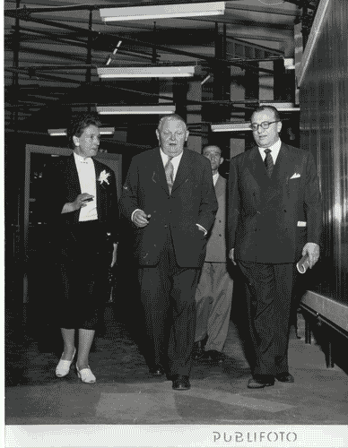 Image for X Triennale - Visita del Ministro dell'Economia della Germania Federale Ludwig Erhard - Ivan Matteo Lombardo