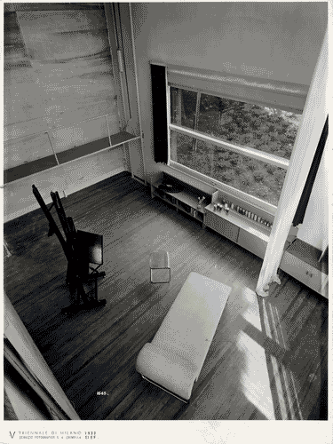 Image for V Triennale - Mostra dell'abitazione - Casa per le vacanze di un artista sul lago di Giuseppe Terragni e altri - Studio