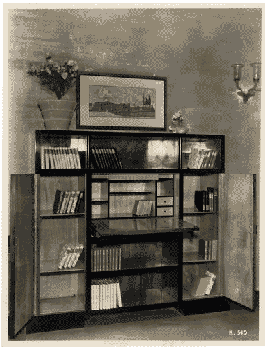 Image for IV Triennale - Giardino - La casa del dopolavorista di Luisa Lovarini - Mobile della stanza di soggiorno