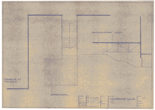 Image for Palazzo dell'Arte. Sistemazione casse