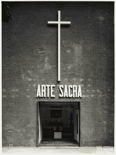 Image for VII Triennale - Mostra dell'arte sacra - Ingresso alla mostra dell'arte sacra