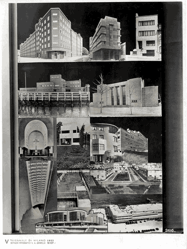 Image for V Triennale - Mostra internazionale di architettura moderna - Galleria delle Nazioni - Fotomosaico del Belgio