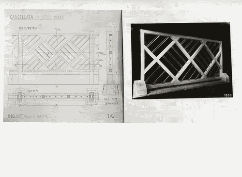 Image for VII Triennale - Mostra dell'architettura - Sezione 6°. L'autarchia nella costruzione - Modello e progetto per il concorso per la sostituzione delle cancellate di ferro