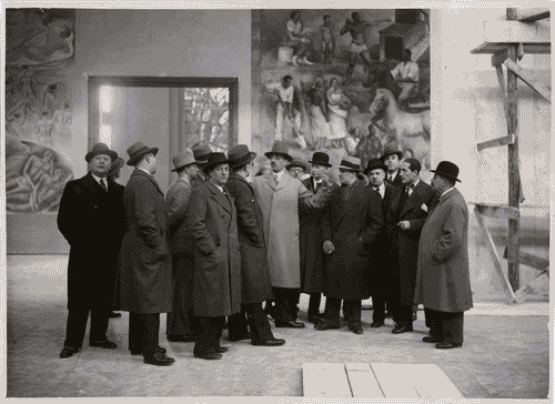 Image for VI Triennale - Lavori di allestimento - Marcello Visconti di Modrone - Giuseppe Pagano Pogatsching