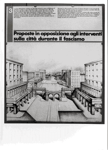Image for XVI Triennale - Secondo ciclo - Catasto del disegno - Giuseppe de Finetti, progetti 1920-1951 - Pannello delle proposte in opposizione agli interventi sulla città durante il fascismo