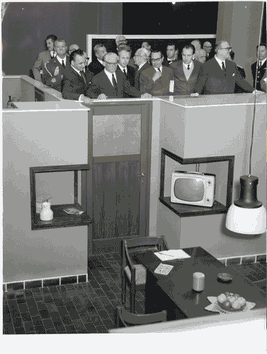 Image for XII Triennale - Visita del Presidente della Repubblica Giovanni Gronchi - Ivan Matteo Lombardo - Tommaso Ferraris - Virgilio Ferrari - Ignazio Gardella - Ludovico Magistretti