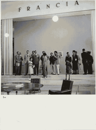 Image for VI Triennale - Visita del ministro della Cultura Popolare, Dino Alfieri - Giulio Barella - Giuseppe Pagano Pogatsching - Carlo Alberto Felice - Filadelfo Scaglione - Renato Camus